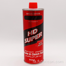 قوطی حلبی مایع 1 لیتری گرد با رویه مخروطی